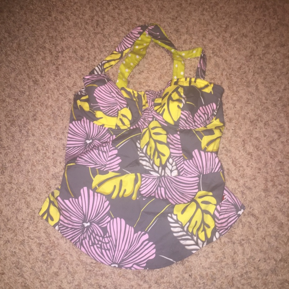 Hollister criss cross corset like top